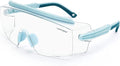 UKNOW Safety Goggles Over Glasses, Safety Glasses Anti Fog Wraparound Eye by UKNOW