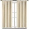 BGment Beige Blackout Curtains 40 Inches Long by BGment
