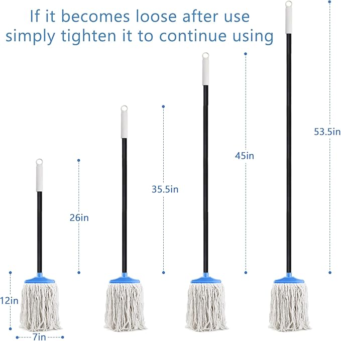 Indoor Cotton Mops for Floor Cleaning - Image 6