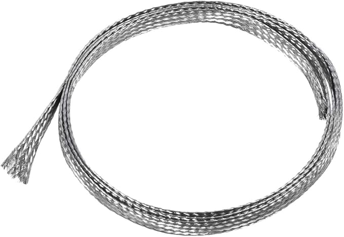 uxcell 3.3Ft - 1/8 Inch 304 Stainless Steel Sleeving Expandable Hose Cover - Image 4