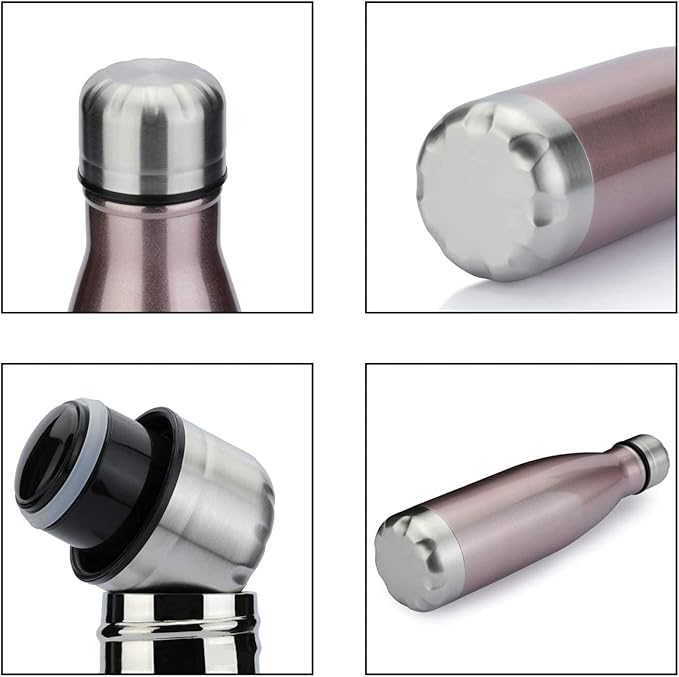 MEWAY 17oz Sport Water Bottle 12 Pack Vacuum Insulated Stainless Steel - Image 4
