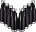 VEGOND 17oz Stainless Steel Water Bottles Bulk, Reusable Metal Sports Water by VEGOND