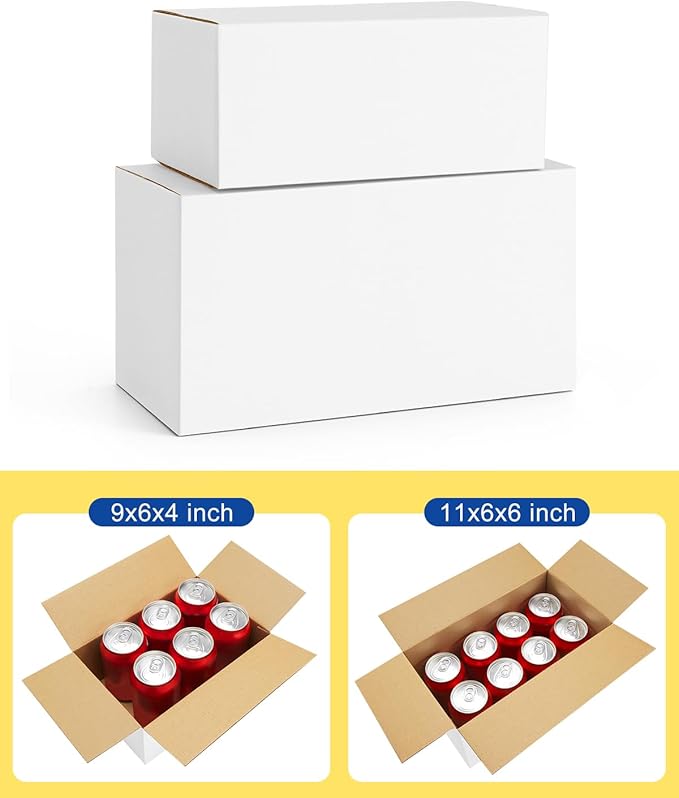Assorted-Sizes-Shipping-Boxes-40-Pack: 9x6x4 & 11x6x6 - Image 3