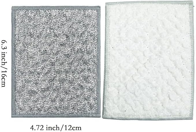 New Scratch-Resistant Multi-Functional Metal Wire Dish Cloth, Double-Sided - Image 2