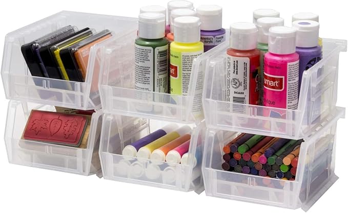 Akro-Mils 30210 AkroBins Plastic Storage Bins, Space-Saving Stackable Bins - Image 8