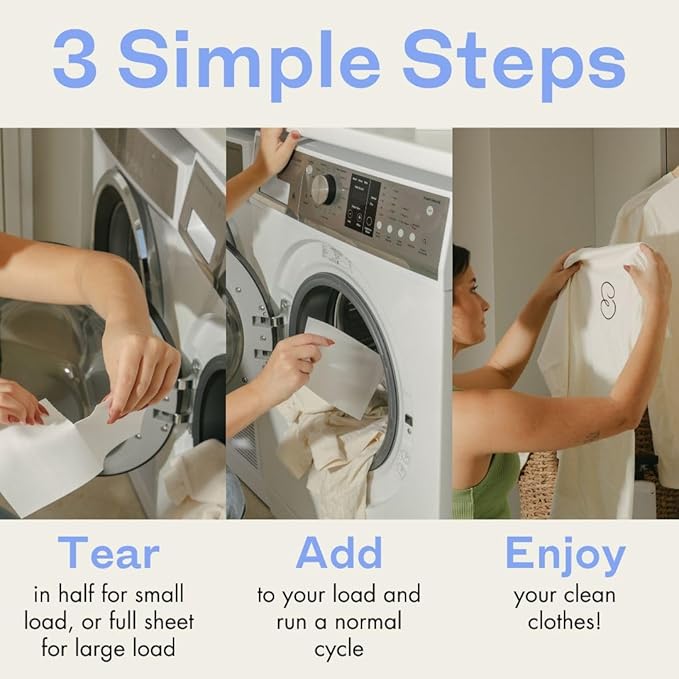 Skipper 50% LARGER Laundry Detergent Sheets Refill Pack - Image 2