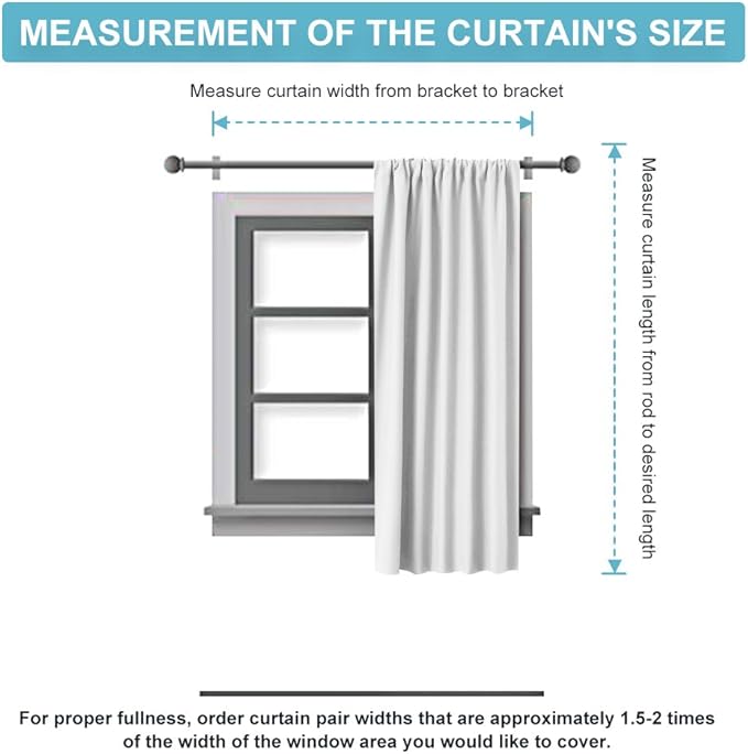 RYB HOME Blackout Curtains for Bedroom - Image 8