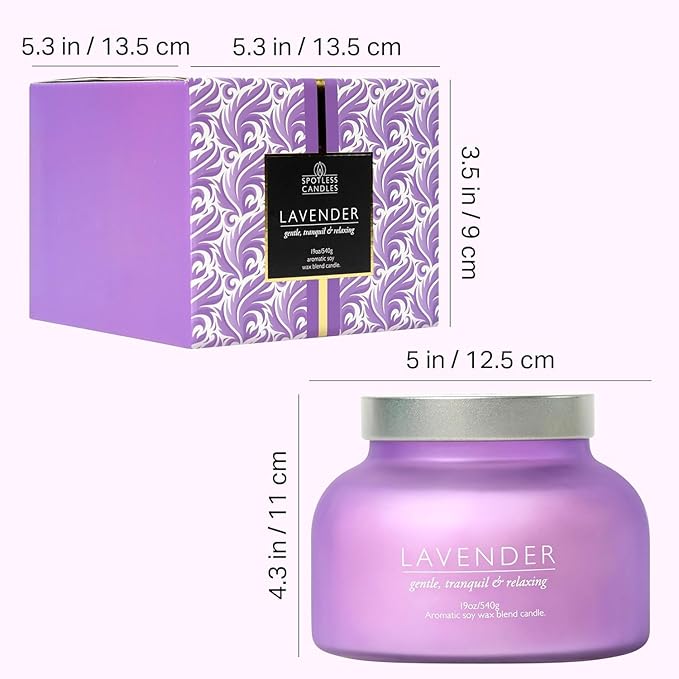 Lavender Candle 19oz Volcano Jar - Image 8