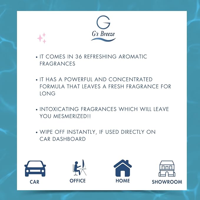 G's Breeze Breeze Blue Diffuser Oil Refill - Image 5