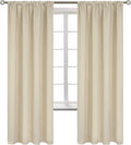 BGment Beige Room Darkening Curtains 72 Inches Long by BGment