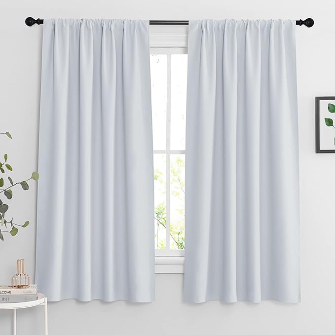 RYB HOME Blackout Curtains 63 inches Long by RYBHOME