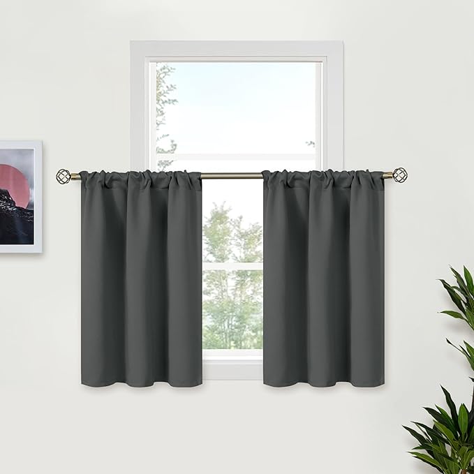 BGment Small Blackout Curtains 36 Inch Length by BGment