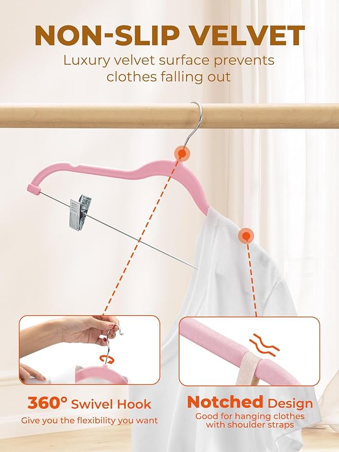 HOUSE DAY Velvet Skirt Hangers - Image 7