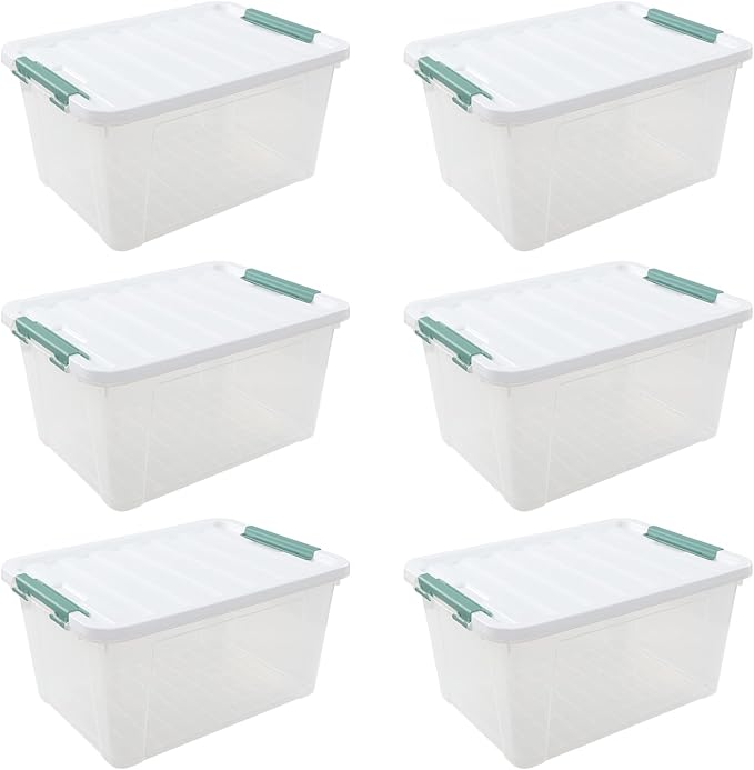 6-Pack 20 L Plastic Storage Box - Image 7