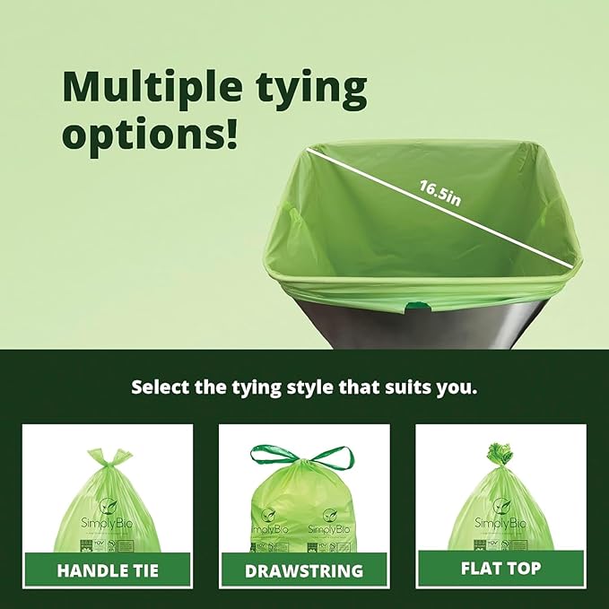 13 Gallon Compostable Trash Bags - Image 5