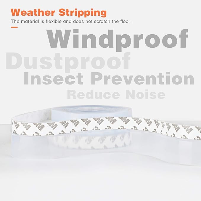 26 Feet Silicone Seal Strip, Transparent, 35MM - Image 2