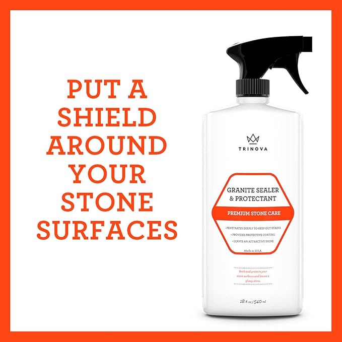 TriNova Granite Sealer & Protector – Best Stone Polish, Protectant & Care - Image 4