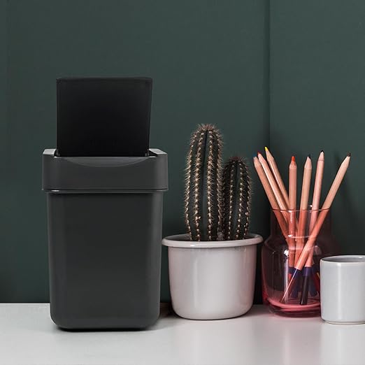 carrotez Mini Trash Can, Coffee Bar, Countertop, 2 Liter/ 0.5 Gallon, Mini - Image 9