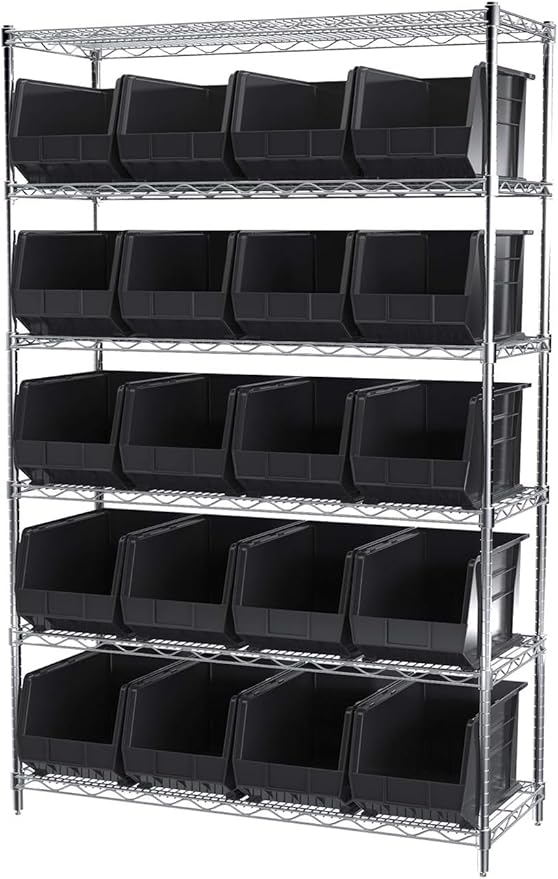 Akro-Mils 30260 AkroBins Plastic Storage Bins, Space-Saving Stackable Bins - Image 5