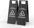 Stainless Steel Repair In Progress Sign Portable Foldable Sign 2-Pack by CrazyAnt