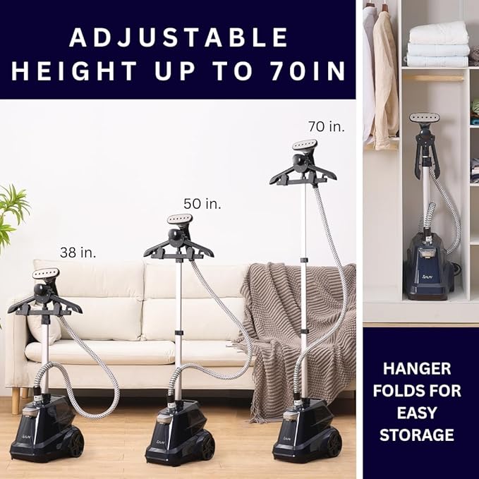 SALAV Commercial-Grade Standing Garment Steamer - Image 9