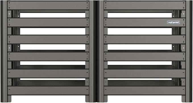 Vego Garden 32" Tall Modular Compost Bin 60" x 30" x 32" - Image 6
