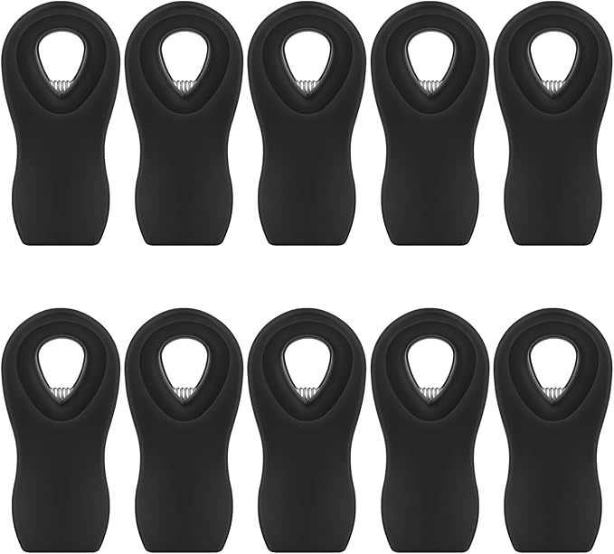 Magnetic Chip Clips, 10 Pack Plastic Bag Clips by WUDIME
