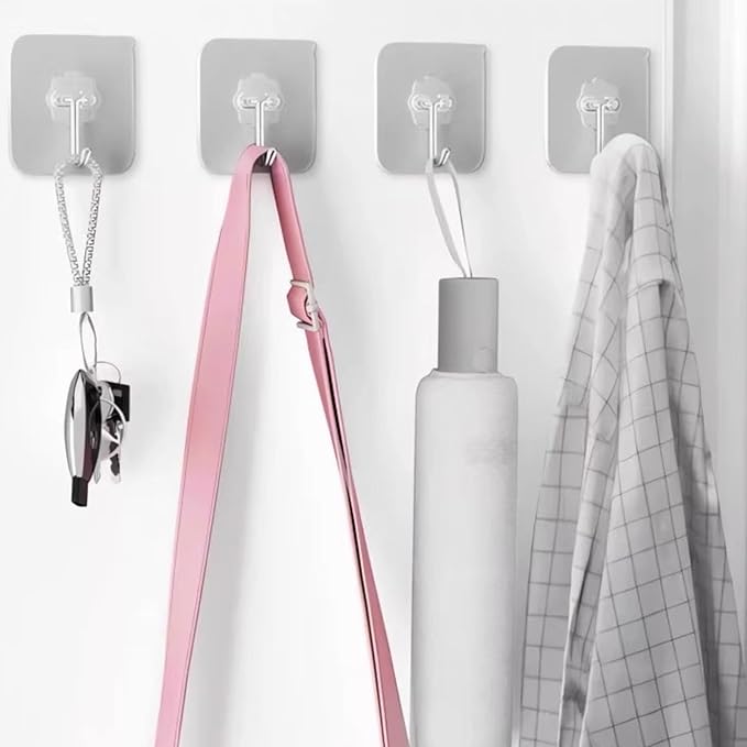 DDMY 36 Pack Heavy Duty Hooks 50lb Self Adhesive Large Hooks - Image 7