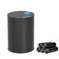 Bathroom Trash Can with Lid 2.6 Gallon Stainless Steel TrashCans Automatic by LJIACLEATouchlessTrashCan