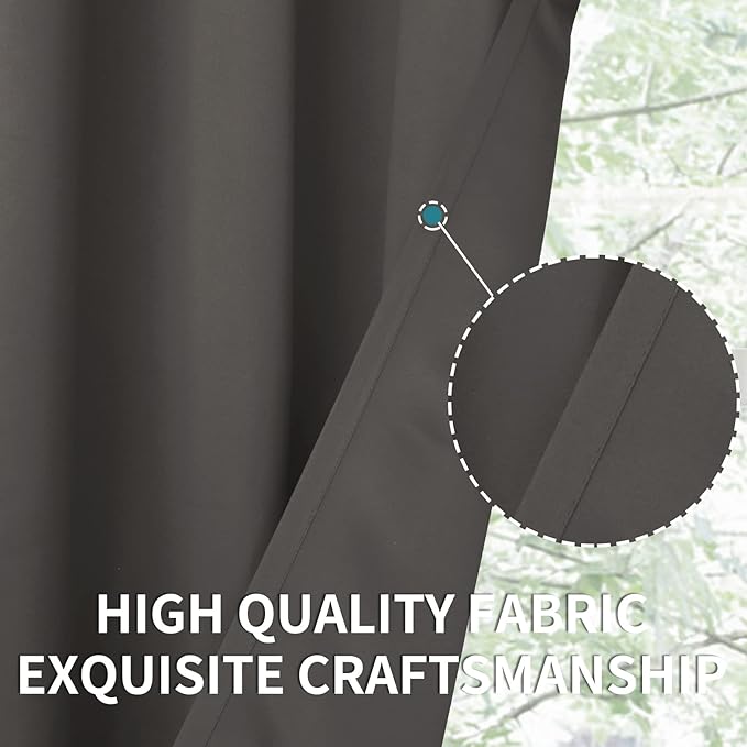 BGment Short Blackout Curtains 45 Inches Length - Image 5