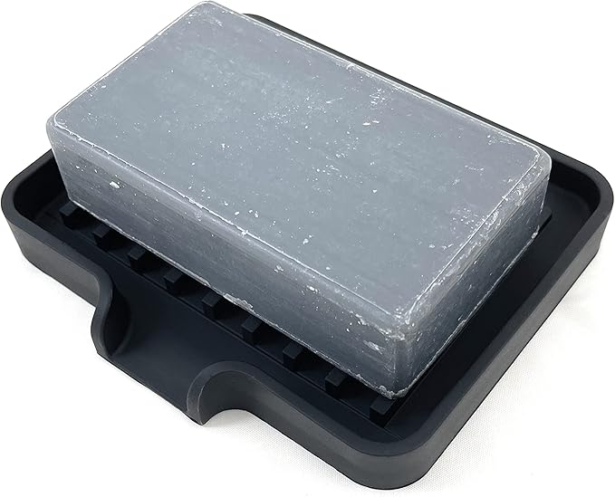 Happitasa Silicone Soap Dish Tray and Sponge Holder - Image 3