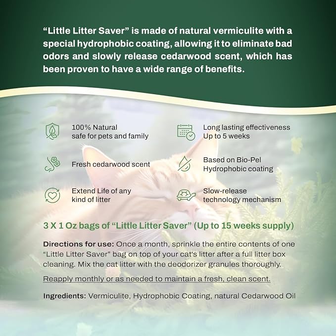 Little Litter Saver | a New Generation Of Cat Litter Box Deodorizer | Unique - Image 6