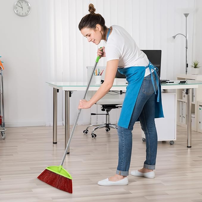 Lasnten 8 Pack Heavy Duty Broom Commercial Set - Image 4