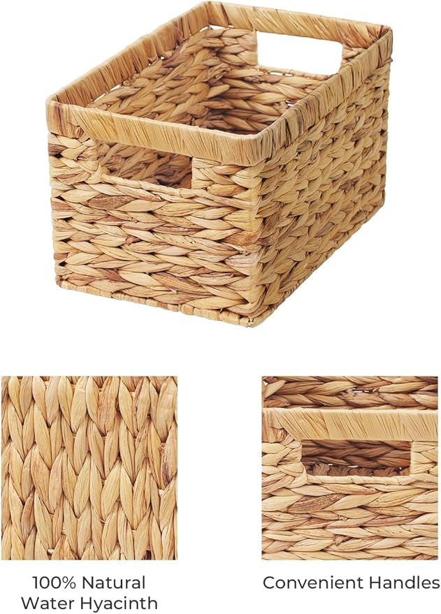 StorageWorks Wicker Basket, Baskets - Image 4