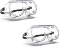 Anti-Fog Indirectly Vented Lab Safety Goggles Over Glasses by EinKau