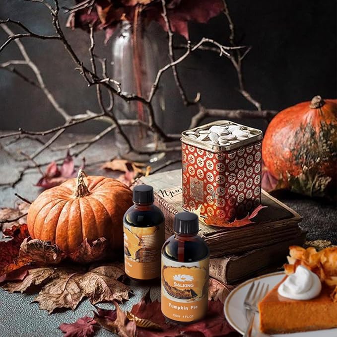 SALKING Pumpkin Pie Fragrance Oil, 120ml Premium Essential Oils - Image 6