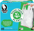 Hippo Sak - Plant Based Tall Kitchen Garbage Bags - 13 Gallon Trash Bags - by HippoSak