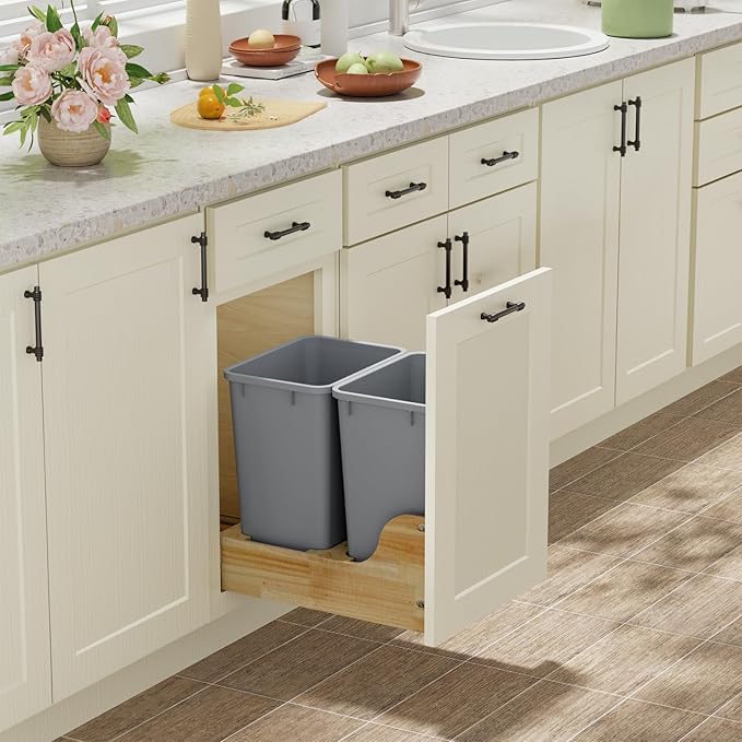 ROOMTEC Lightweight and Durable Slim Trash Can, Wastebaskets - Image 6