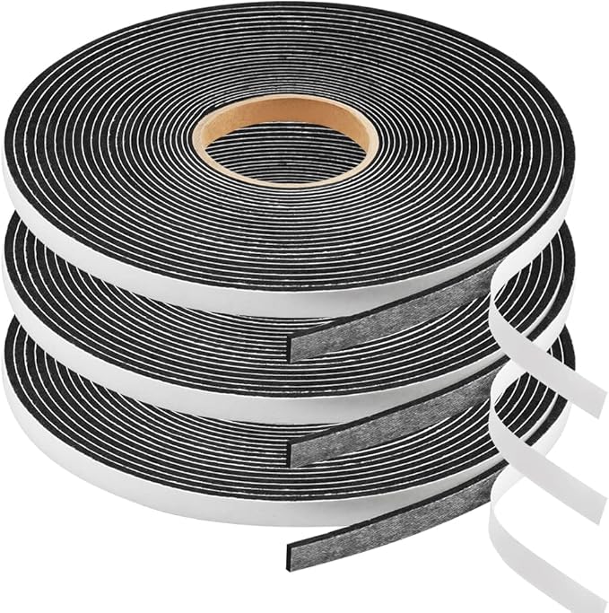 Seal Foam Tape, 1/4 Inch W x 1/16 Inch T Weather Stripping by YIJUHOU