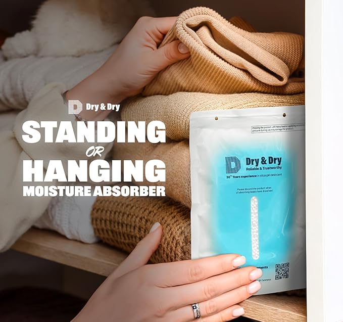 Dry & Dry 5 Packs Hybrid Moisture Absorbers & Musty Odor Eliminator - Image 2