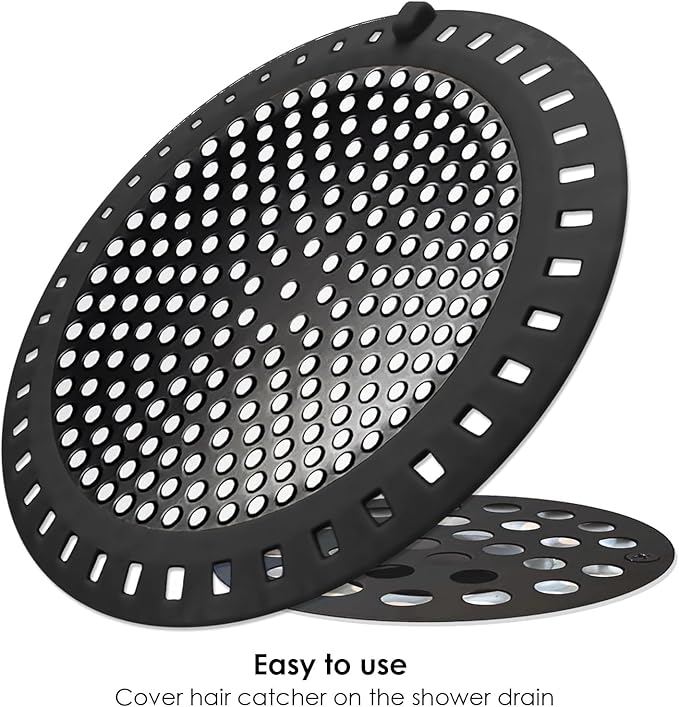 2PCS Shower Hair Drain Catcher/Strainer/Cover/Filter/Trap, Hair Stopper Floor - Image 3