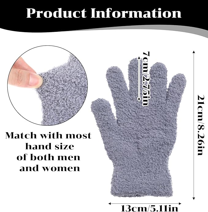 Microfiber Gloves for Plant Dusting - Image 2