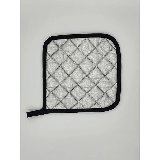 Intedge 317S Pot Holder, Heat Resistant to 400°F, 7x7 Square Hot Pad, Quilted by Unknown