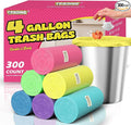 300 Count 4 Gallon Small Trash Bags by TFORING%C2%AE
