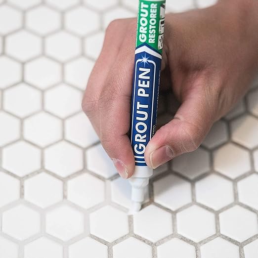 Grout Pen White Tile Grout Paint: Waterproof Grout Paint Pen, Narrow 5mm Tip - Image 8