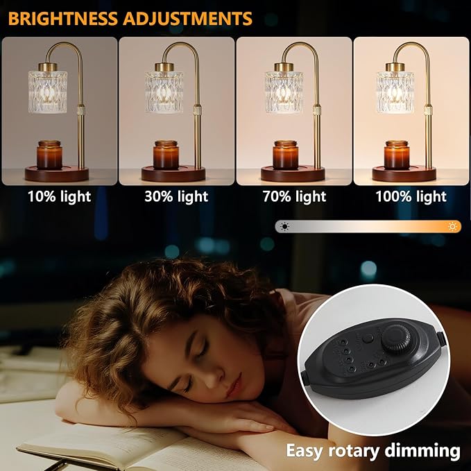Candle Warmer Lamp with Dimmer and Timer, Home Decor Lamp - Image 6