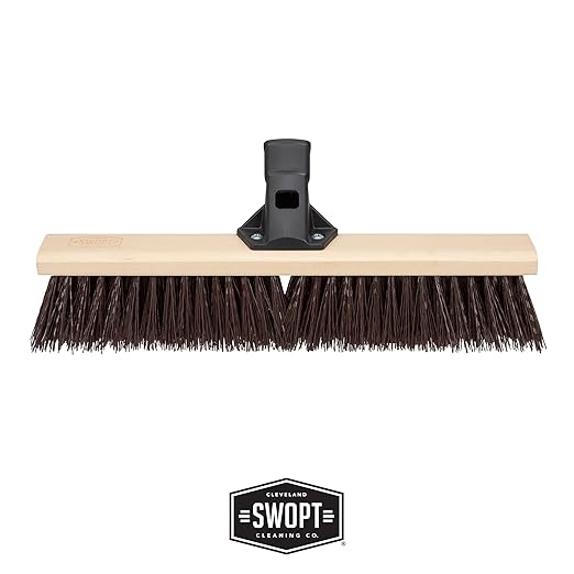 SWOPT 18" Premium Rough Surface Push Broom Head - Image 2