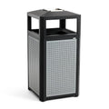 Safco Evos Steel Trash Can, 38 Gallons, Indoor and Outdoor Use, Commercial by SafcoProducts