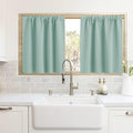RYB HOME Blackout Curtains for Kitchen, Over Sink Privacy Curtains Window Decor by RYBHOME