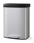 16 Gallon Trash Can, Stainless Steel Kitchen Garbage Can, Recycling or Waste Bin by Fasyou